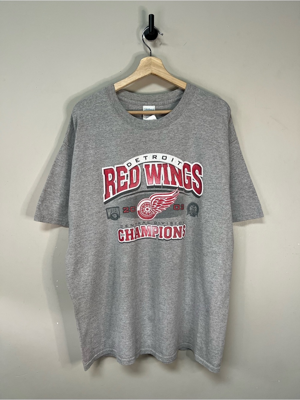 Vtg 2002 Detroit Red Wings Stanley Cup Tee